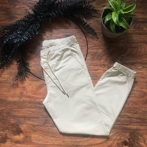 GAP Men’s Drawstring Jogger - Khaki - Medium (81-86 cm)